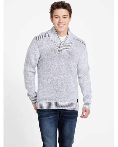 Guess Factory Cleo Shawl Sweater - Gray