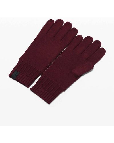 lululemon Tech & Toasty Knit Gloves - Purple