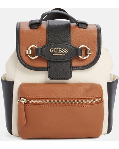 Guess Factory Genelle Backpack - Brown