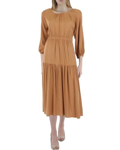 Astr Cut-out Long Maxi Dress - Brown