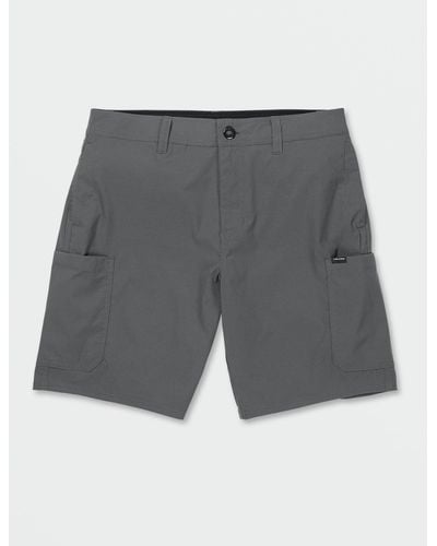Volcom Malahine Hybrid Shorts - Asphalt Black - Gray