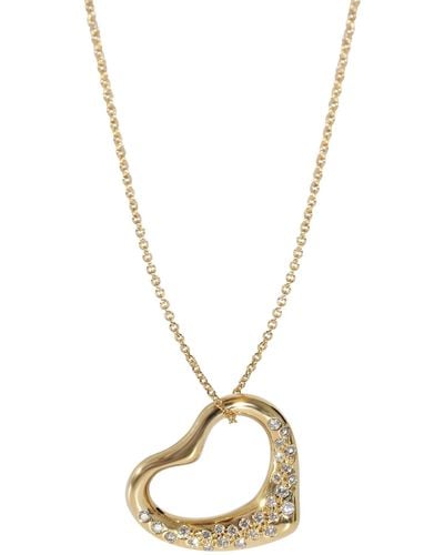 Tiffany & Co. Elsa Peretti Open Heart Pendant - Metallic