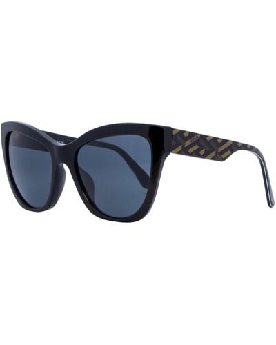 Versace Butterfly Sunglasses Ve4417u 535887 Black 56mm 4417 - Blue