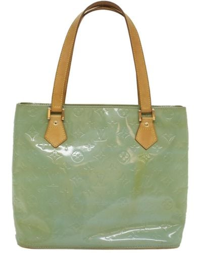 Louis Vuitton Houston Patent Leather Tote Bag (pre-owned) - Green