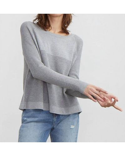 Autumn Cashmere Flared Thermal Crew - Gray