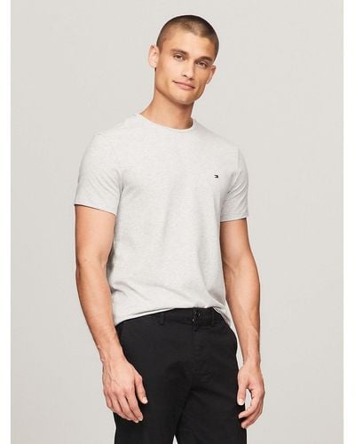 Tommy Hilfiger Slim Fit Solid T-shirt - White