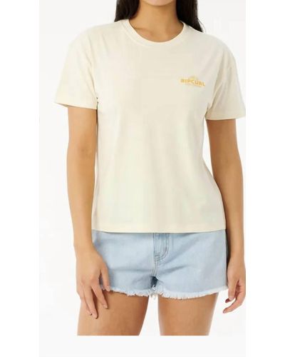 Rip Curl Searching For Sun Relaxed Tee - Blue