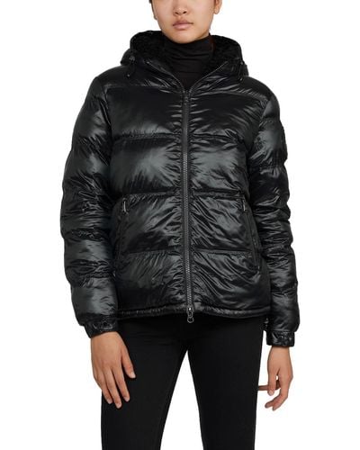 Pajar Snow Water Repellent Sherpa Puffer Jacket - Black