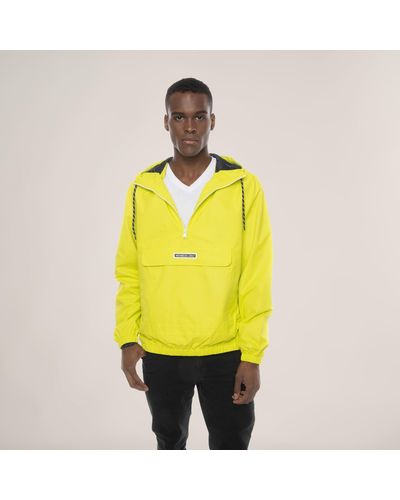 Members Only Solid Popover Jacket - Yellow
