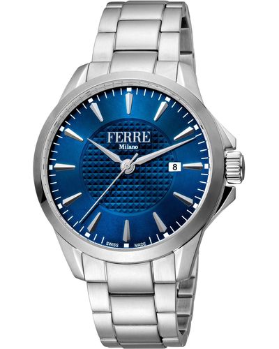 Ferré Fashion 42mm Quartz Watch - Gray