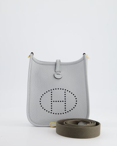 Hermès Mini Evelyne Bag - Gray
