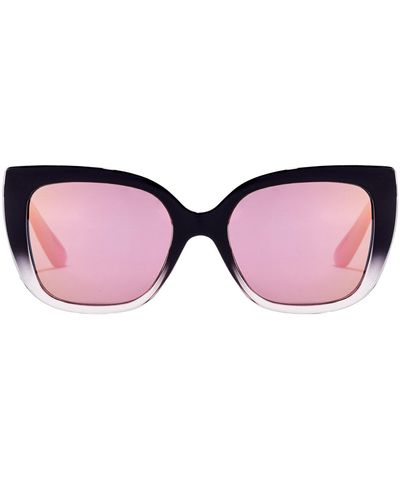 Hawkers Brigitte Hbri22bktp Bktp Butterfly Polarized Sunglasses - Black