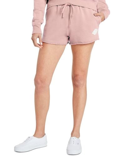 Dickies Juniors Cotton Carpenter Bermuda Shorts - Pink