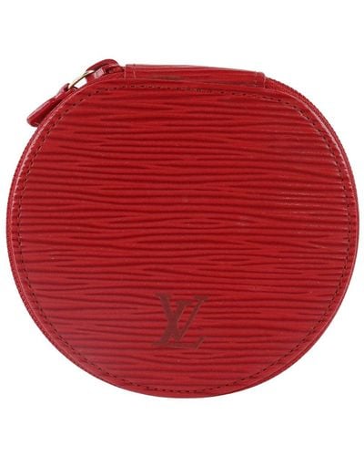 Louis Vuitton Ecrin Leather Clutch Bag (pre-owned) - Red