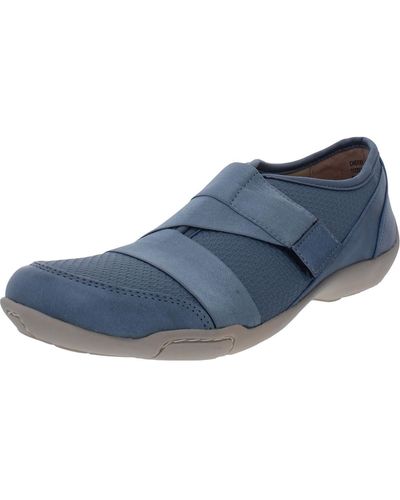 Ros Hommerson Cherry Metallic Flat Slip-on Sneakers - Blue