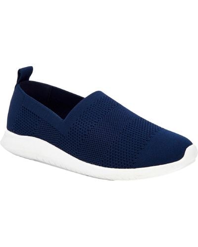 Style & Co. Masonn Knit Low Top Slip-on Sneakers - Blue