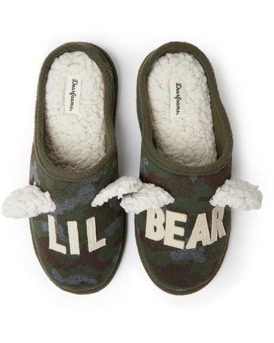 Dearfoams Lil Bear Clog - Green