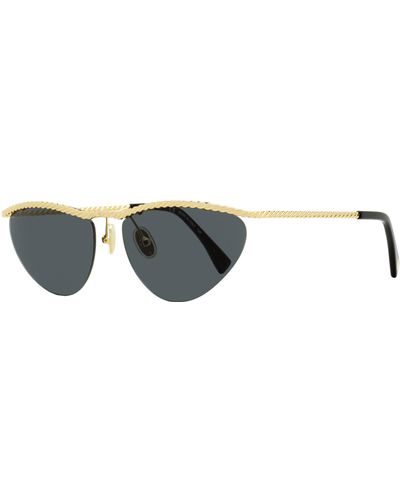 Lanvin Cat Eye Sunglasses Lnv102s 710 Gold/gray 60mm - Black