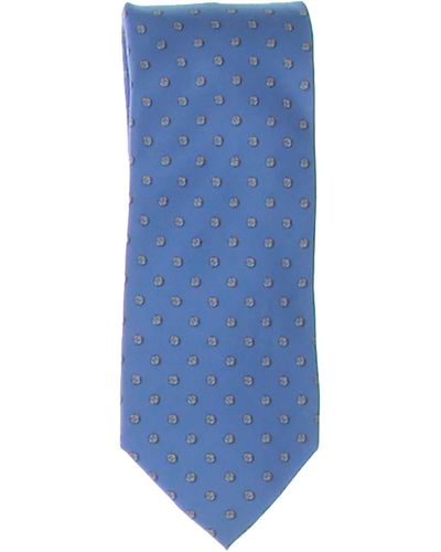 Michael Kors Silk Business Neck Tie - Blue