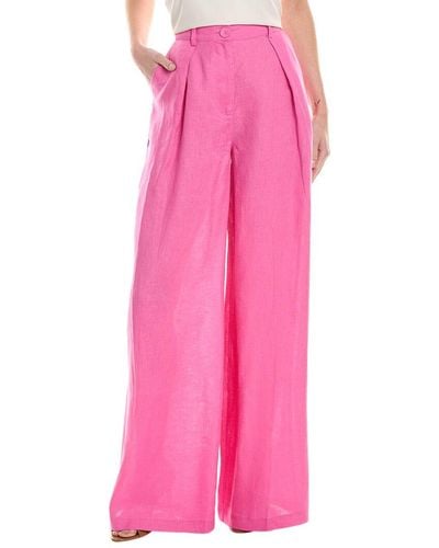 Cynthia Rowley Isola Linen Pant - Pink