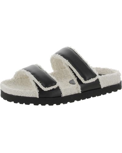 GIA X PERNILLE Perni 11 Footbed Slip On Slide Sandals - Gray