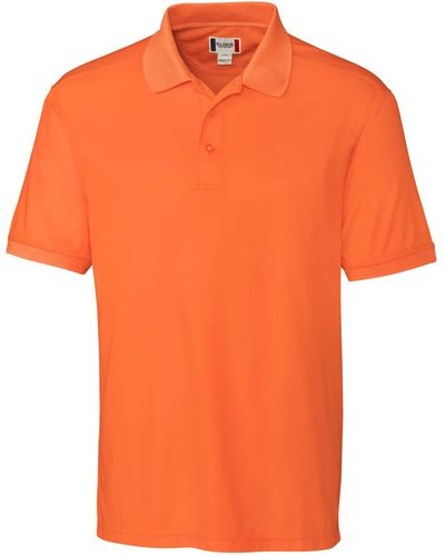 Clique Oslo Piqué Polo Shirt - Orange