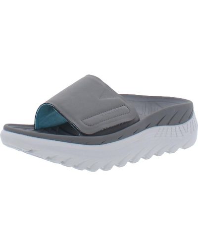 Vionic Rejuvenate Slip On Comfort Slide Sandals - Gray