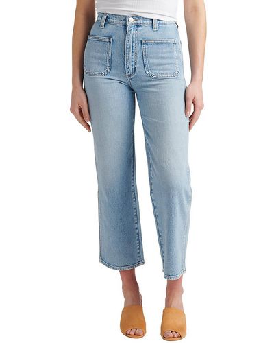 Silver Jeans Co. High-rise Universal Fit Wide Leg Jeans - Blue