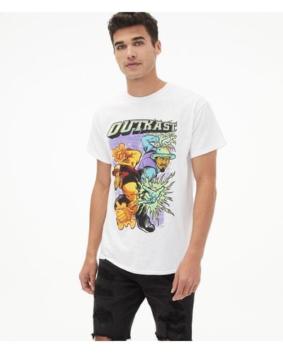 Aéropostale Outkast Cartoon Graphic Tee - White