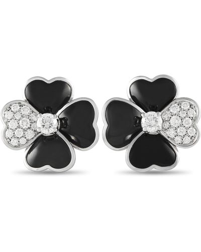 Iconic Van Cleef & Arpels Turquoise & Diamond 'Day and Night' Earrings –  Joseph Saidian & Sons