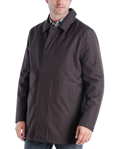 Michael Kors Byron Slim Fit Cold Weather Raincoat - Gray
