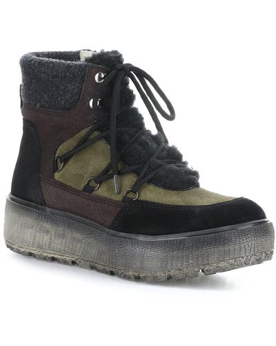 Bos. & Co. Ideal Suede & Leather Boot - Black