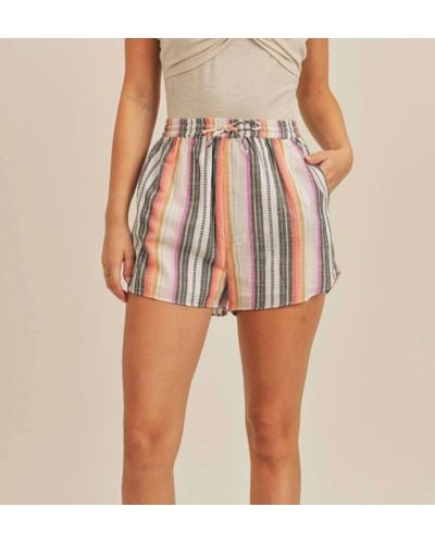 Sage the Label Walk The Line Shorts - Pink