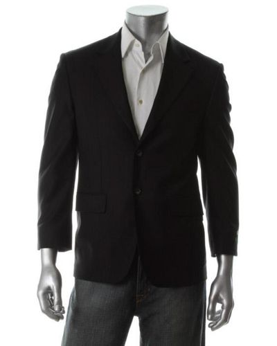 Ralph Lauren Total Comfort Lined Wool Sportcoat - Black