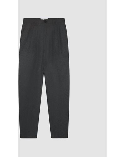 Wax London Pleat Pants - Gray