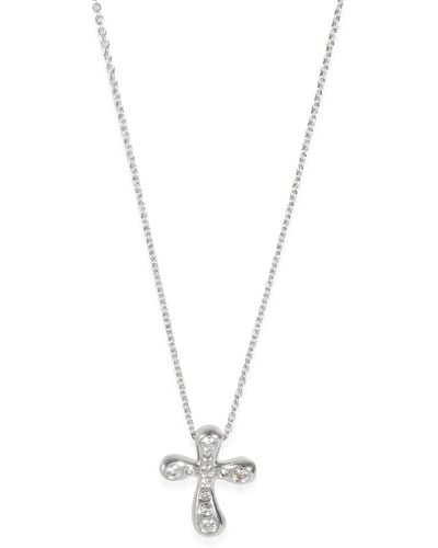 Tiffany & Co. Elsa Peretti Cross Pendant - Metallic