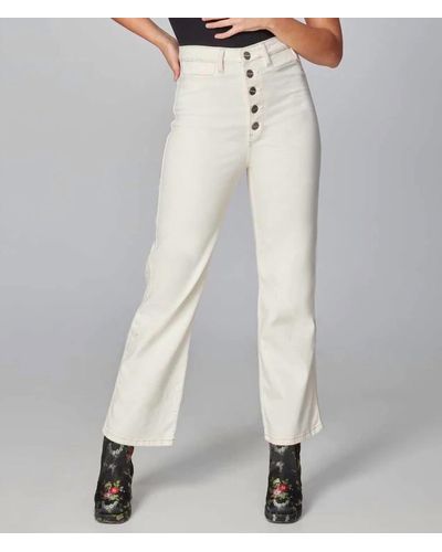 Lola Jeans High Rise Loose Jeans - White