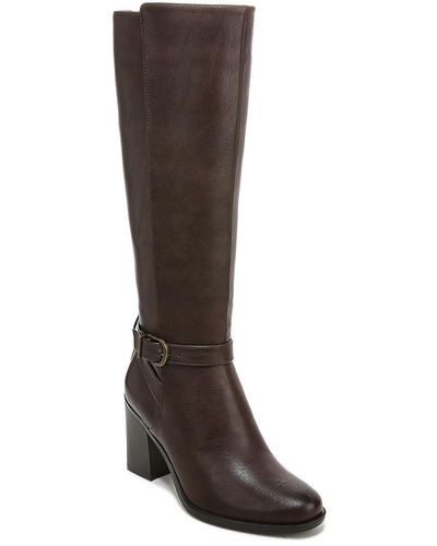 Naturalizer Joslynn Faux Leather Narrow Calf Knee-high Boots - Brown