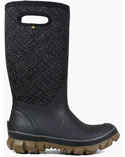 Bogs Whiteout Fleck Insulated Boot - Black