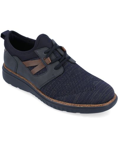 Vance Co. Claxton Knit Sneaker - Blue