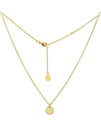 Savvy Cie Jewels 18k Yellow Gold Vermeil Classic Chocker Necklace - Metallic