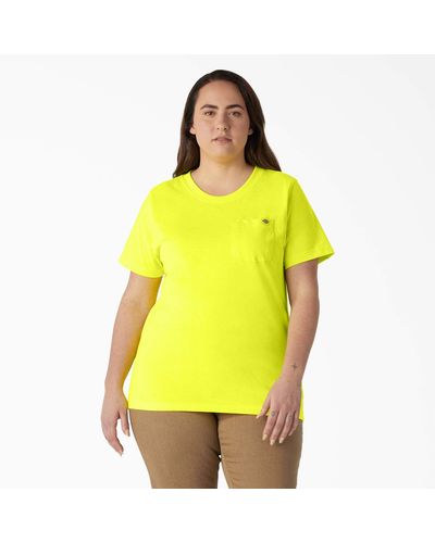 Dickies Plus Heavyweight Short Sleeve T-shirt - Yellow