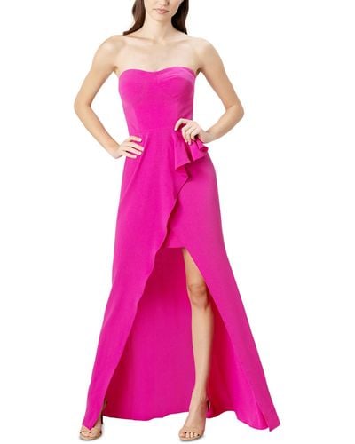 Dress the Population Adjustable Maxi Maxi Dress - Pink