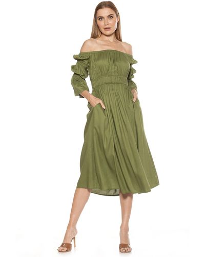 Alexia Admor Rey Midi Dress - Green
