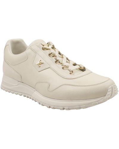 Louis Vuitton Leather Run Away Sneakers - White