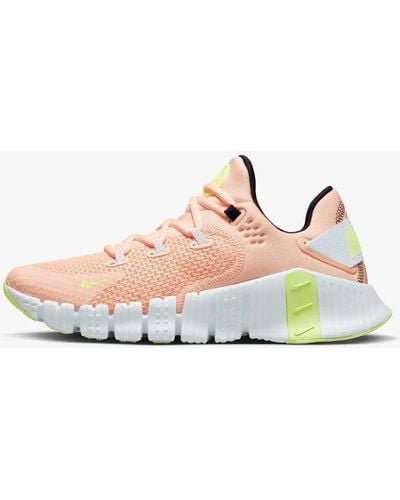 Nike Free Metcon 4 Cz0596-800 Arctic Orange White Workout Shoes Sga211 - Pink