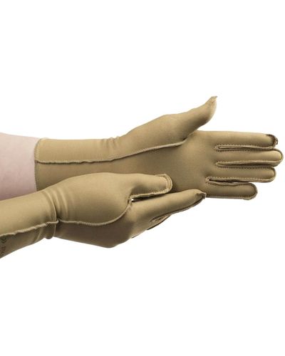 Isotoner Full Finger Therapeutic Gloves - Natural