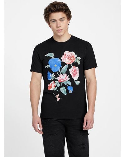 Guess Factory Eco Vince Printed Tee - Black