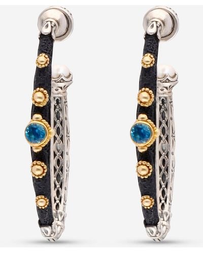 Konstantino Nemesis Sterling Silver And 18k Yellow Gold - White