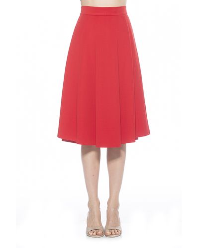Alexia Admor Theana Skirt - Red